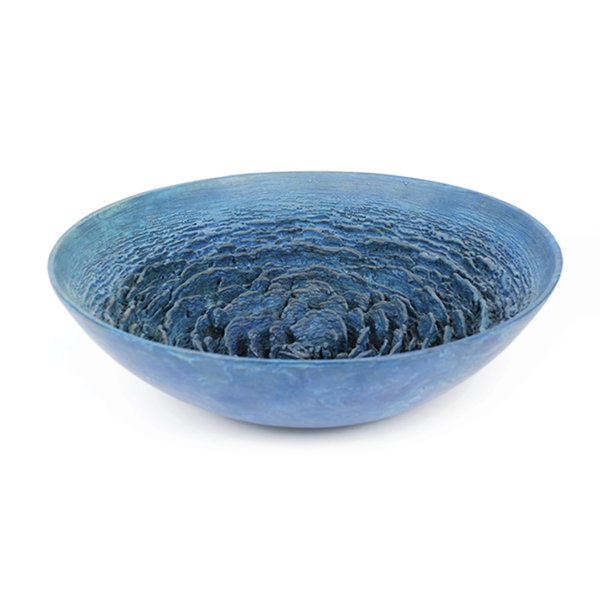 Martin Klein blue bronze bowl