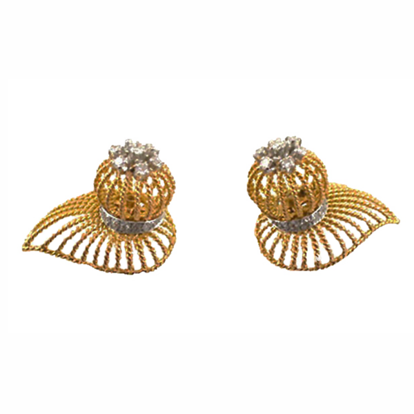 Mauboussin gold and diamond earrings