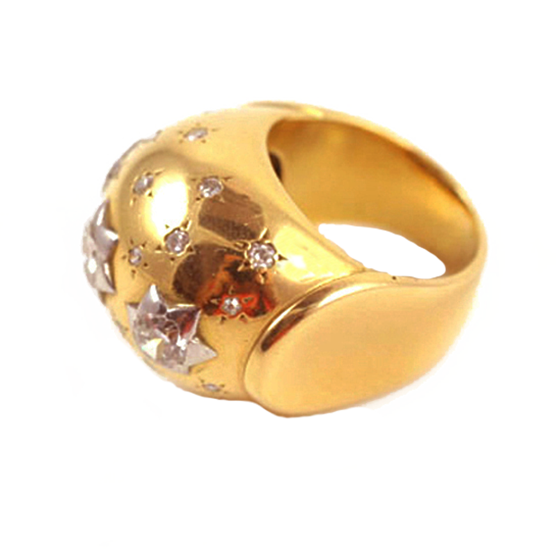 18k gold and diamond Ring