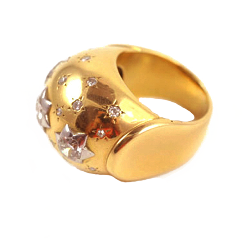 18k gold and diamond Ring