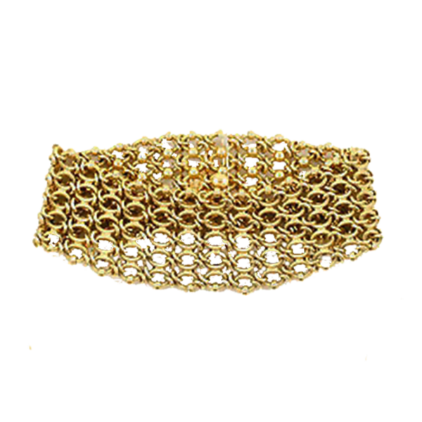 Cartier Gold mesh bracelet