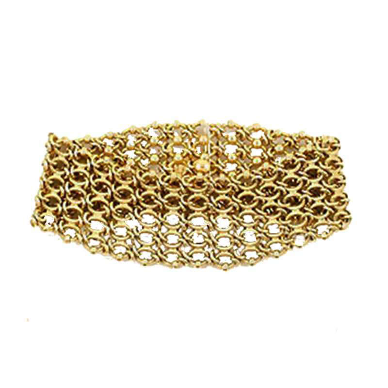 Cartier Gold mesh bracelet