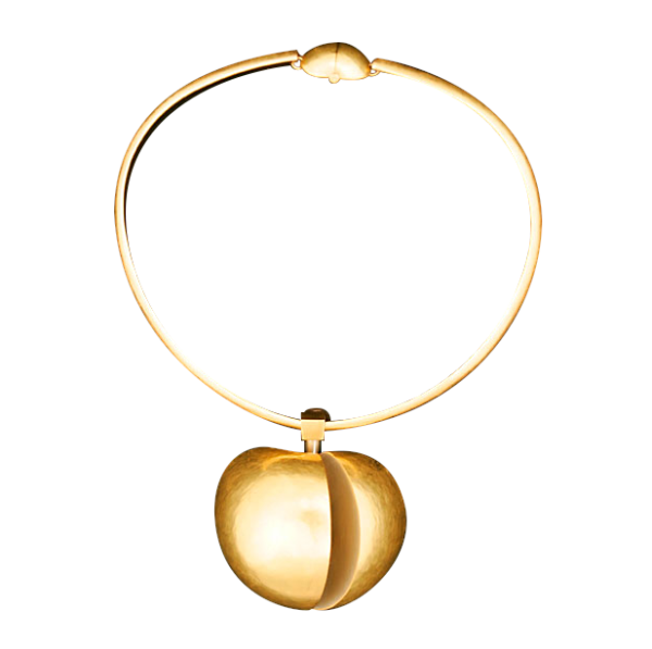 Gold apple necklace by Bruno MartinazziNecklace
