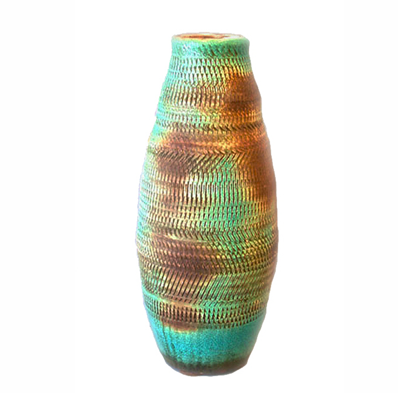 Besnard-vase-w-turquoise glaze