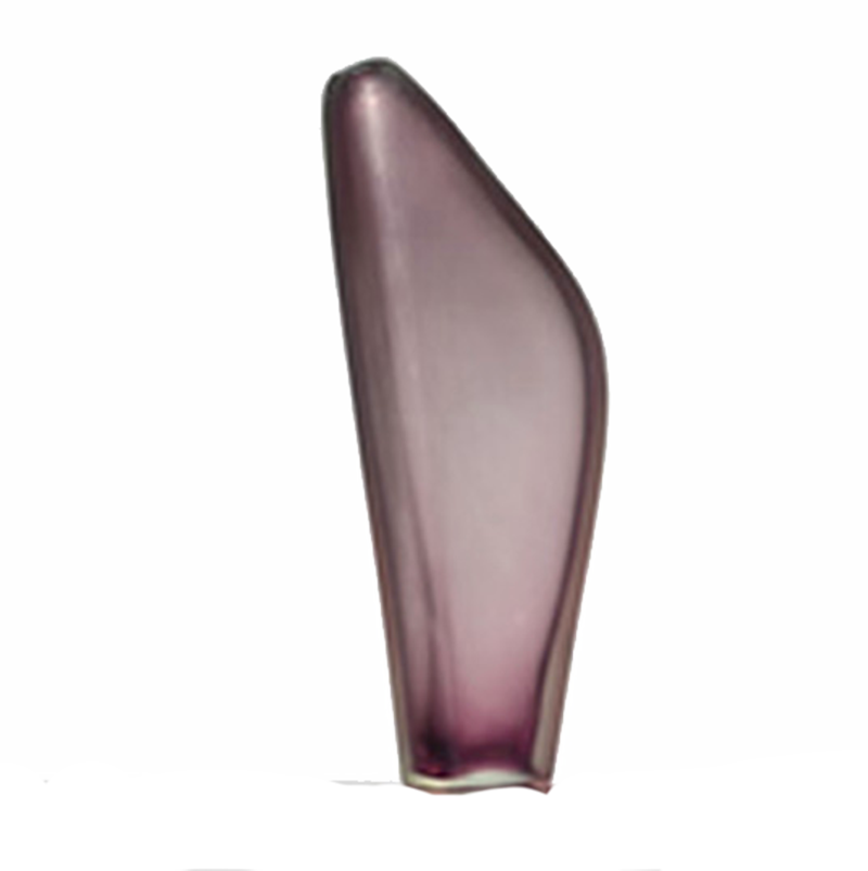 Barbini Martinuzzi tall purple inciso vase